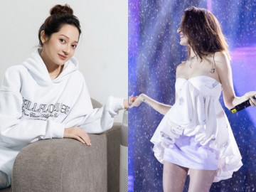 Netizen soi lại ảnh cũ cách đây hơn 1 năm, nhận ra Bảo Anh giấu bụng cực khéo