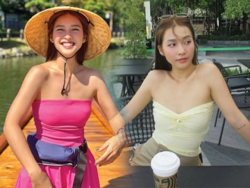 Người đẹp Vũ trụ VTV đón hè bằng chiếc áo không dây, vừa khoe xương quai xanh vừa tôn ngực quyến rũ