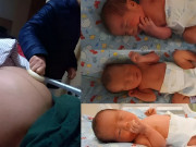 Bà bầu - Đã có con trai, bà mẹ mang thai 3 sinh thêm 3 hoàng tử, than thở cả đời không được làm bà ngoại