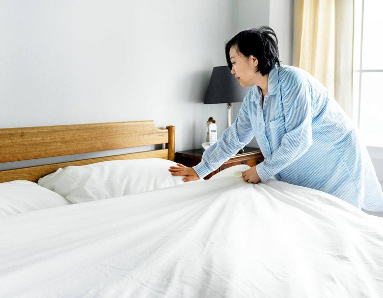 Giữ vệ sinh giường ngủ là giữ cho da luôn sạch đẹp, tránh khỏi vi khuẩn