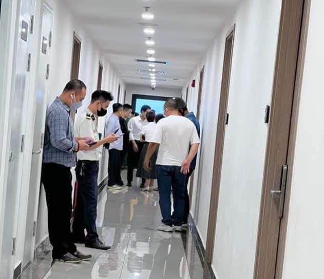 Chung cư nơi phát hiện thi thể cô gái.