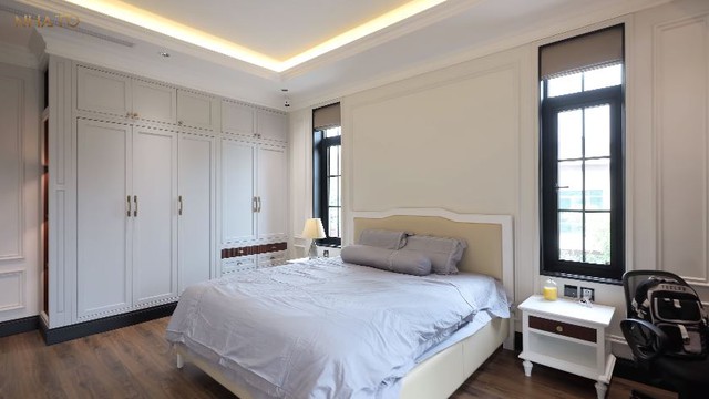 Phòng ngủ siêu giản dị của nhà giàu