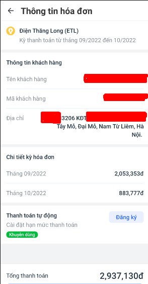 Chủ căn hộ vẫn nợ tiền điện từ năm 2022, đến nay chưa thanh toán. Ảnh: V.LONG