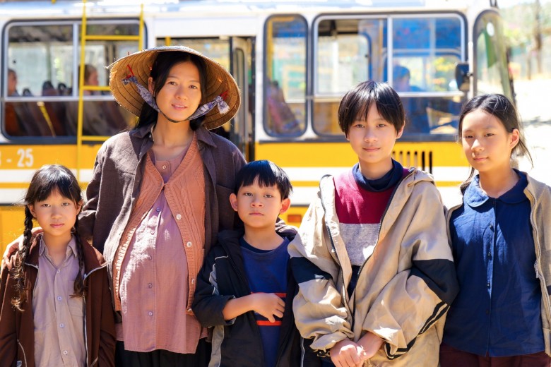 4 con của Lý Hải Minh Hà trong phim Lật Mặt 7. Các bé đều đi casting như các bạn nhí khác.
