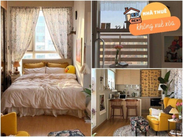 Cô gái chi hơn 6 triệu cải tạo nhà thuê 35m2, có hẳn quầy bar mini cực chill