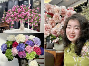 Nhà đẹp - Ngắm những bình hoa khủng của mẹ đảm Hải Phòng, có những bình hơn 400 bông