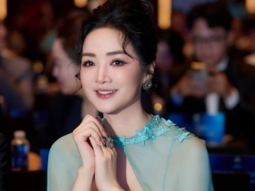 Hoa hậu không người kế vị Giáng My khoe sắc vóc không tuổi, đi chấm thi sắc đẹp