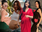 Bà bầu - 4 người đẹp Việt chuẩn bị đón rồng vàng, ai cũng tranh thủ tận hưởng trước khi “vỡ chum”