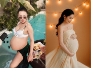 Giải trí - Phu nhân "cá mập" khi mang thai: Phương Oanh tăng 20kg khoe bụng sắp sinh, vợ Shark Hưng bầu đôi vẫn lung linh