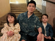Anh chồng Đỗ Mỹ Linh là Phó TGĐ ngân hàng, cho con sinh đôi sang Trung Quốc chơi lễ, tự đi bộ 13 tiếng
