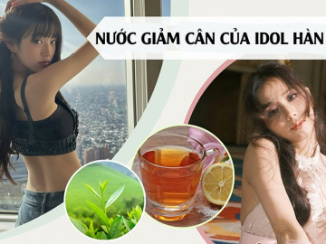 Loại nước bán đầy vỉa hè quen thuộc với người Việt, là thức uống giảm cân thần thánh của idol Hàn