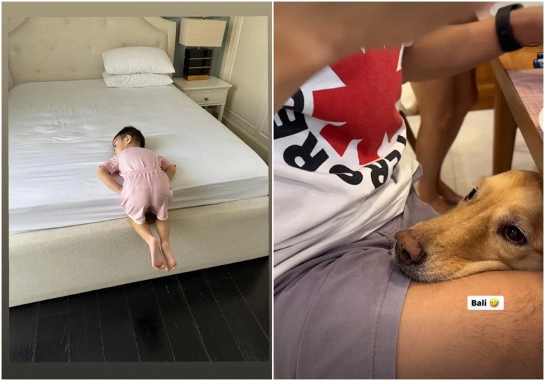 Tăng Thanh Hà tận hưởng kỳ nghỉ lễ an yên bên gia đình.