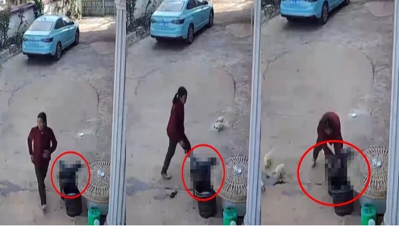 Camera ghi lại diễn biến bé 1 tuổi bị đuối nước trong xô khiến nhiều người bàng hoàng