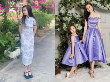 Cadie Mộc Trà nhà Elly Trần 10 tuổi đã lớn phổng gây giật mình, cao gần 1,7m nhờ gen Tây