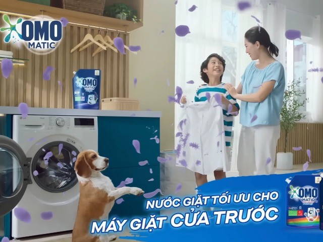 Tin tức - OMO Matic - Đối tượng “trời sinh một cặp” với máy giặt cửa trước