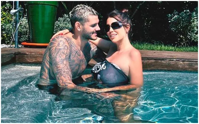 Wanda Nara là vợ của tiền đạo điển trai Mauro Icardi, họ là một trong những cặp đôi nổi tiếng làng bóng. 
