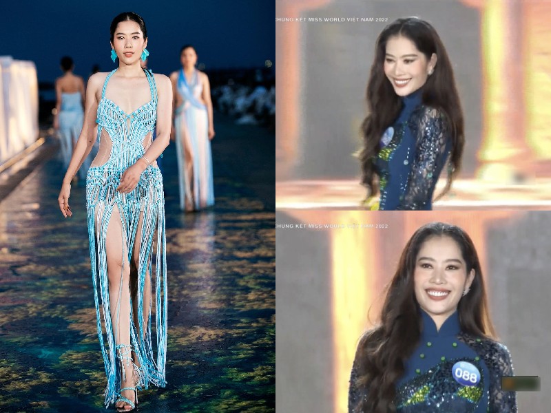 Năm 2022, Nam Em đăng ký dự thi Miss World Vietnam sau khi giảm cân thành công. Trở lại đấu trường nhan sắc, người đẹp khoe thân hình thon thả. Tuy nhiên, nàng hoa khôi Tiền Giang lộ rõ đường nét gương mặt thay đổi vì can thiệp dao kéo.
