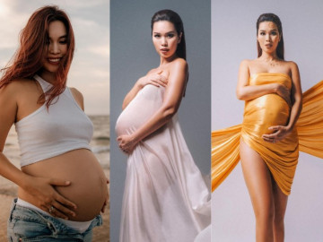 Tuần cuối thai kỳ, Hà Anh thường xuyên phải cầu cứu chồng vào ban đêm vì 1 chuyện