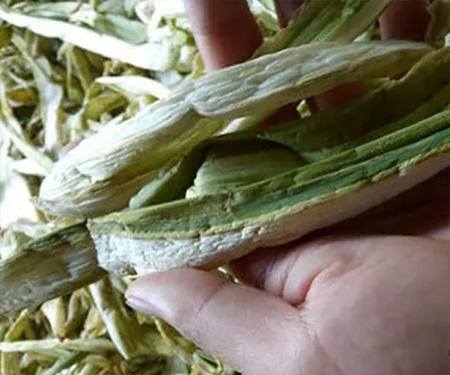 Dọc mùng sấy khô có giá đắt vẫn được ưa chuộng