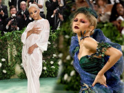 Thời trang - Thảm đỏ Met Gala 2024: Dàn sao mặc xuyên thấu, Doja Cat như bước ra từ nhà tắm