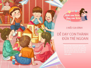 Những đứa trẻ ngoan ở trường mẫu giáo đều được nuôi dạy từ ba kiểu gia đình