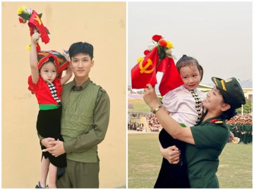 Màn debut ấn tượng của "Em bé Điện Biên": Dậy từ 5h sáng tập luyện, mẹ ngạc nhiên vì con tự tin tỏa sáng