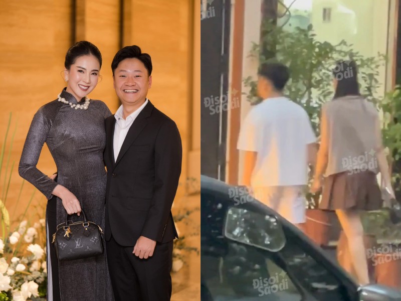 Đầu tháng 4 vừa qua, dân tình xôn xao khi MC Mai Ngọc bất ngờ thông báo ly hôn doanh nhân Hoài Nam sau 17 năm gắn bó. Mới đây, chồng cũ của nữ MC bị bắt trọn khoảnh khắc tình tứ, tay trong tay với một cô gái trẻ đẹp.
