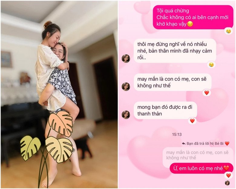 Hiền Thục đau lòng khi thấy sự việc một cậu bé cùng trang lứa với con gái tự tử vì tình yêu. Con gái Hiền Thục còn trưởng thành an ủi mẹ.