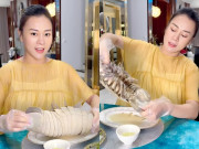 Bà bầu - Cận kề ngày đi đẻ, Phương Oanh ăn đặc sản đắt hơn tôm hùm, nhà giàu thèm cũng khó mua