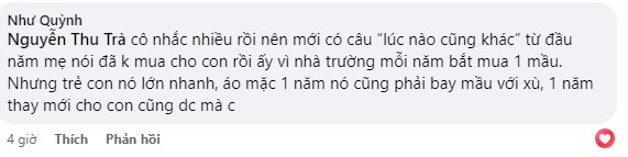 Không mua đồng phục cho con, mẹ Việt bị cô giáo đăng ảnh bóng gió “một bạn lúc nào cũng mặc khác cả lớpamp;#34; - 4