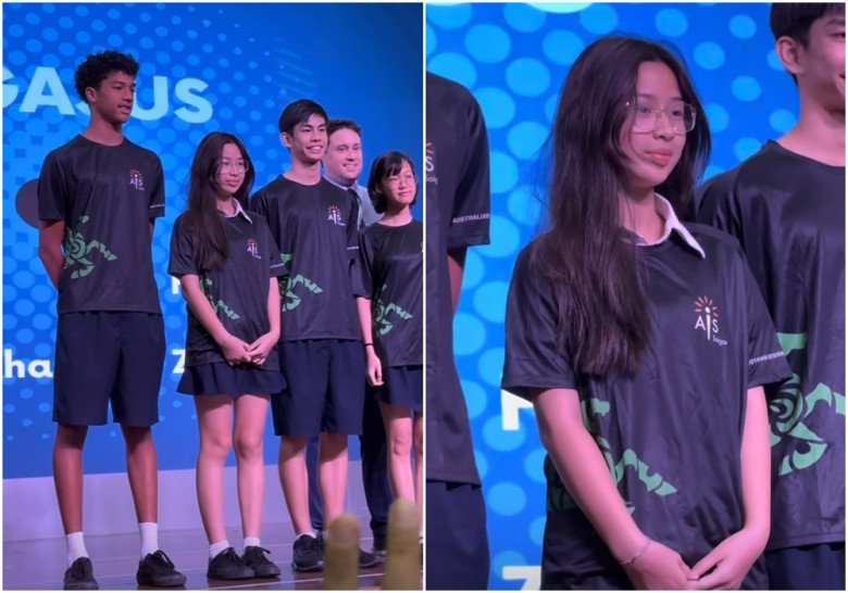 Nữ ca sĩ vui về cô con gái vừa xinh vừa giỏi của mình.