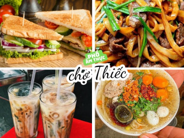 Phố ẩm thực chợ Thiếc không thiếu món ngon, đặc biệt với sandwich tuổi thơ thơm béo chỉ 10.000 đồng