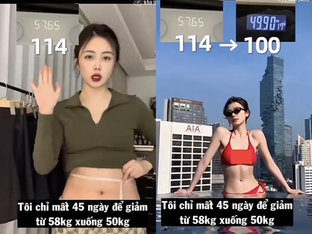 Hot girl Trung Quốc giảm 8kg không ăn kiêng không tập thể dục, chỉ áp dụng phương pháp 3+3+1 - 1