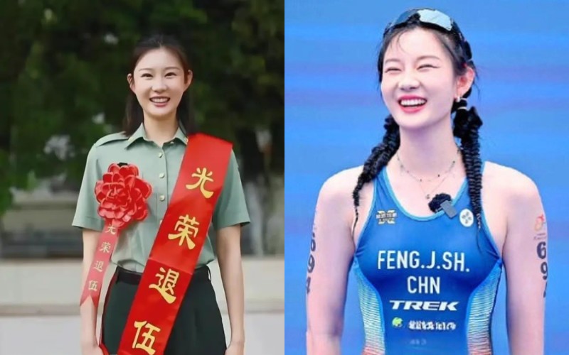 Feng Jingshuang sinh năm 1998  là một vận động viên 3 môn phối hợp nổi tiếng tại Trung Quốc. Cô nàng từng giành chức vô địch ba môn phối hợp trẻ châu Á khi mới tròn 16 tuổi. 

