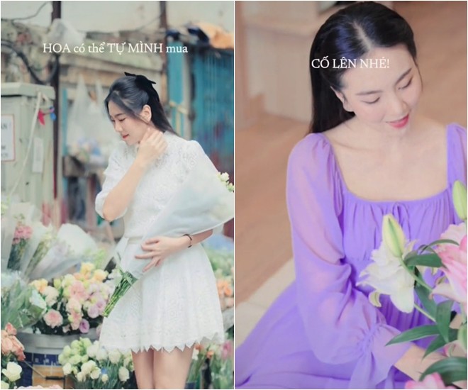 Người đẹp thường xuyên nhắn nhủ bản thân cố lên cũng như truyền động lực cho mọi người.