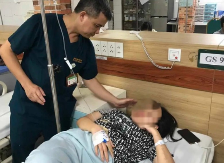 Bệnh nhân nhập viện sau khi bị tiêm nhầm sữa rửa mặt.