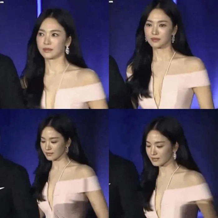 Khoảnh khắc buồn phiền thoáng qua của “nữ thần họ Song” tại Beaksang 2024.