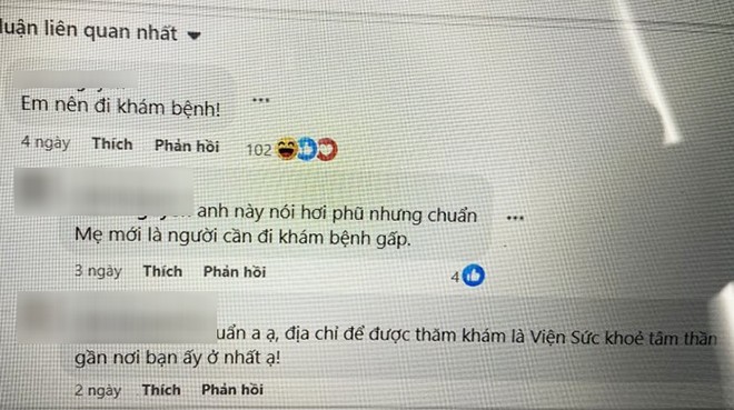 Rất nhiều đồng tình với lời khuyên chị Dân nên đi khám tâm lý vì dạy con sai cách. Ảnh cắt từ màn hình.