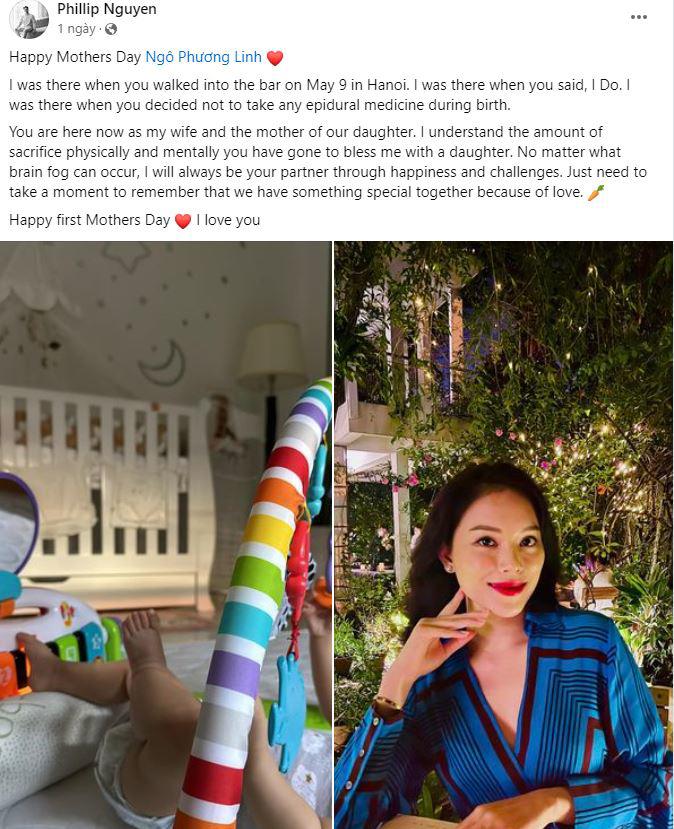 Phillip Nguyễn gửi lời nhắn nhủ ngọt ngào tới Linh Rin, tiết lộ điều đặc biệt khi bà xã đi sinh - 2