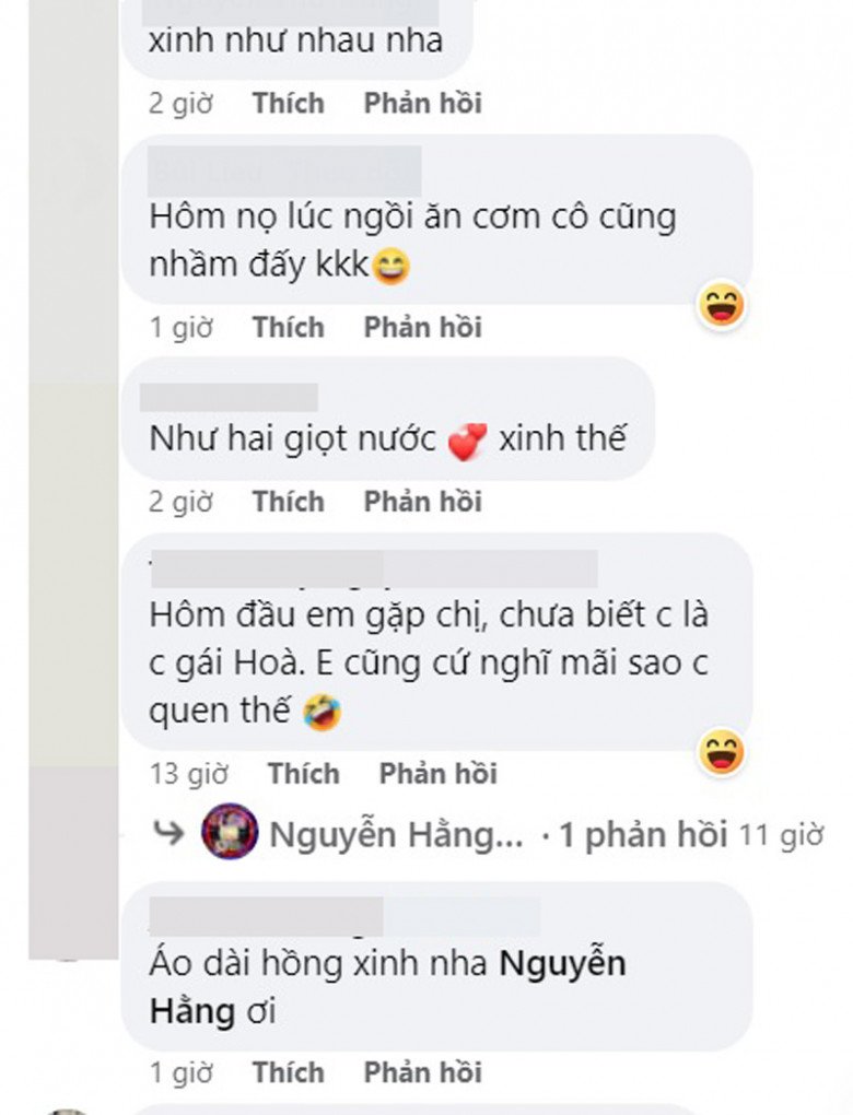 Chị gái Hòa Minzy nhận được nhiều lời khen nhan sắc, khẳng định hai chị em rất giống nhau.