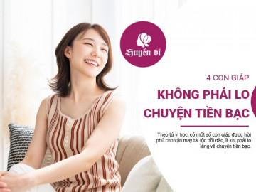4 con giáp sinh ra đã ngậm thìa vàng: Vận may tiền bạc không bao giờ cạn