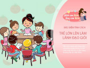 Nuôi con IQ EQ - 3 tố chất chỉ có ở trẻ sinh ra định sẵn sẽ làm lãnh đạo giỏi