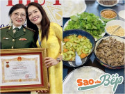 Bếp Eva - BTV VTV Hoàng Trang nấu toàn những bữa cơm ngon, mẹ ruột là NSND còn "đỉnh" hơn