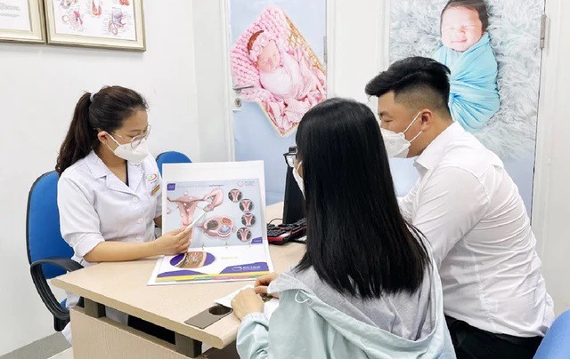 Tư vấn hiếm muộn cho cặp đôi. Ảnh minh họa.