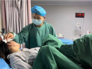 Bà bầu - Theo vợ vào phòng sinh, chồng chụp lại 3 tấm hình, mỗi lần nhìn lại đều toát mồ hôi hột