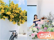 Nhà đẹp - Biệt thự hàng chục tỷ của vợ chồng Công Vinh - Thủy Tiên phủ rợp hoa từ trong ra ngoài