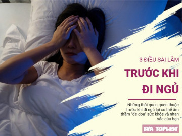 Lão hóa thầm lặng: 3 thói quen trước khi ngủ cần tránh ngay