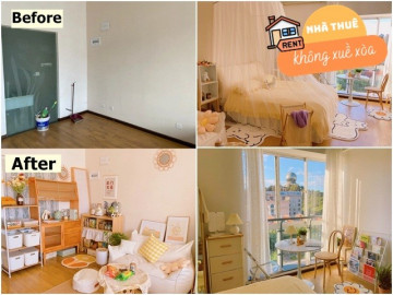 Cô gái dành 10 ngày cải tạo nhà thuê 20m2, không gian trông rộng rãi, cao cấp hơn hẳn