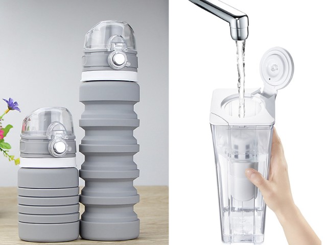 Water Bottle and Filter