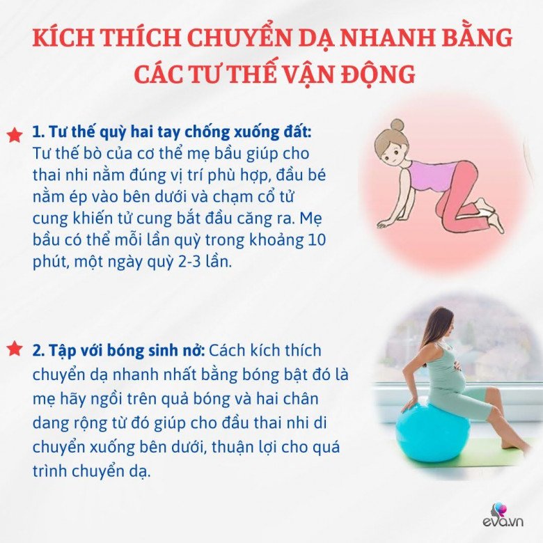 Đủ ngày đủ tháng mà con chưa có dấu hiệu muốn ra ngoài, mẹ có thể thử các cách này để kích thích chuyển dạ - 3